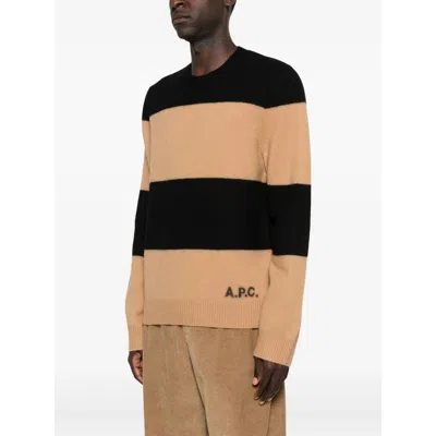 Apc A.p.c. Sweaters In Brown