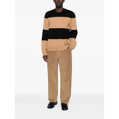 Apc A.p.c. Sweaters In Brown