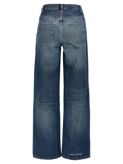 Apc Jeans A. P.c. Woman Color Denim In Blue