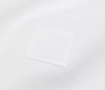 Acne Studios Men T-shirt In Cotone Con Logo In White