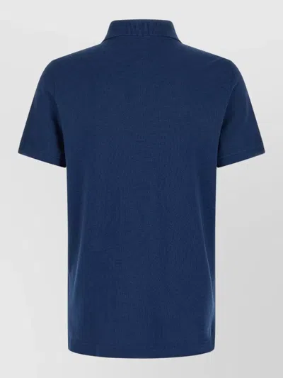 Canada Goose Beckley Polo Shirt Short Sleeve Collar In Blue