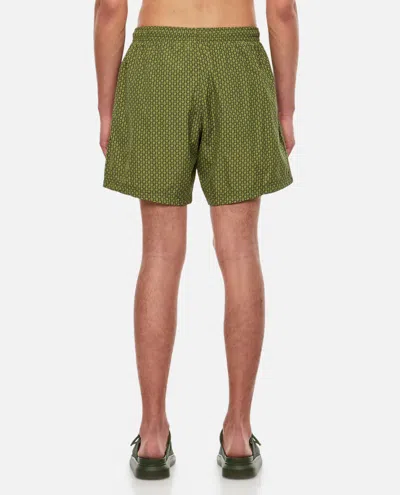 Alexander Mcqueen Men Dots Skull Swimshorts In Multi