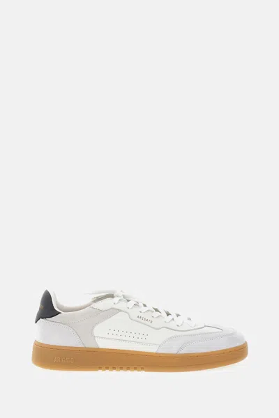 Axel Arigato Dice T-toe White Low Top Sneakers With Logo Patch On The Tongue And Logo Lettering On The Rear In Le