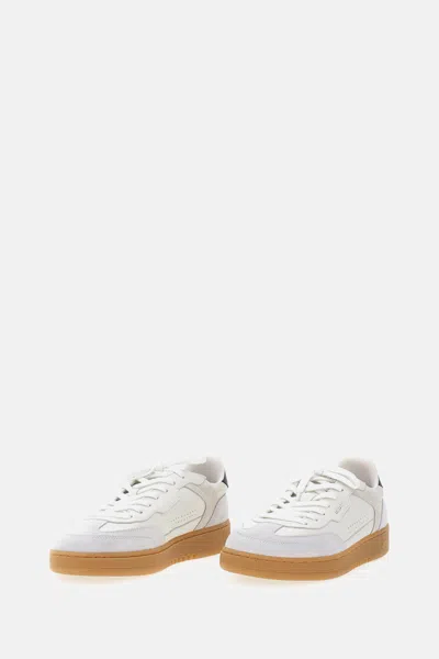 Axel Arigato Dice T-toe White Low Top Sneakers With Logo Patch On The Tongue And Logo Lettering On The Rear In Le