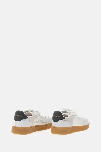 Axel Arigato Dice T-toe White Low Top Sneakers With Logo Patch On The Tongue And Logo Lettering On The Rear In Le