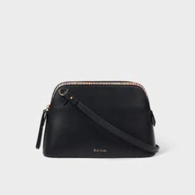 Paul Smith Zip Cross Body Bag In Black