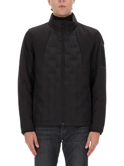 Hugo Boss Boss Black Polyester Jacket In Black