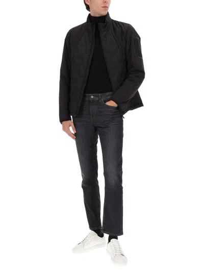 Hugo Boss Boss Black Polyester Jacket In Black