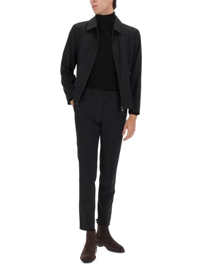 Hugo Boss Boss Black Virgin Wool Jacket In Black