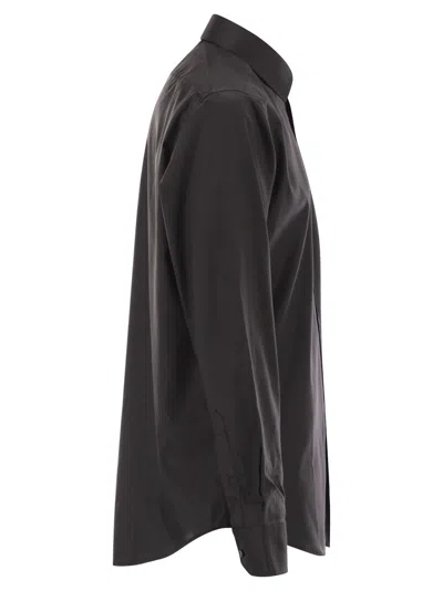 Hugo Boss Boss Men Slim Fit Shirt In Easy-iron Stretch Cotton Poplin In Black