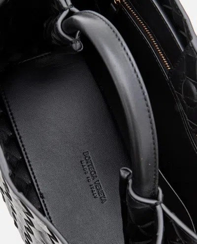 Bottega Veneta Women Andiamo Small Leather Crossbody Bag With Intrecciato Motif In Black