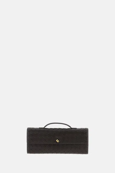 Bottega Veneta Women Black Andiamo Clutch, Onesize Luxury Clutches For Women Darveys