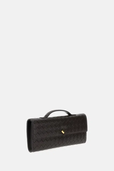 Bottega Veneta Women Black Andiamo Clutch, Onesize Luxury Clutches For Women Darveys