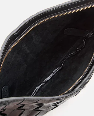 Bottega Veneta Women Black Nappa Leather Mini Solstice Shoulder Bag In Black