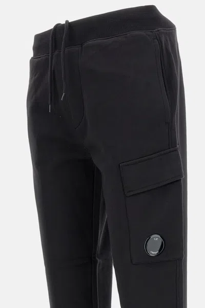 C.p. Company C.p.company Total Eclipse Blue Cotton Cargo Pants In Multi