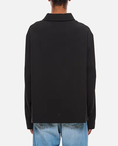Givenchy Men Double Face Overshirt In Blue