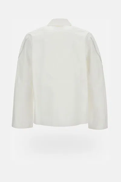 Givenchy Men Jacket With Patch Pockets In White