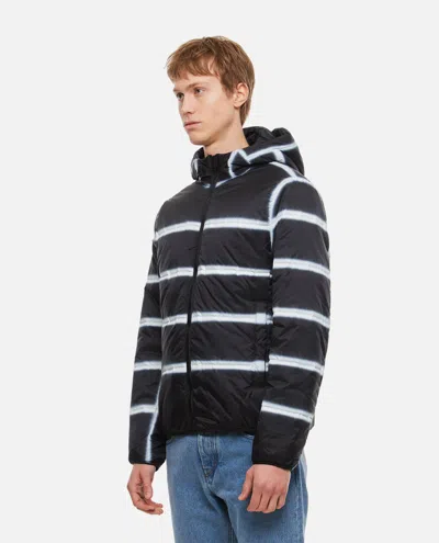 Givenchy Hooded Stripe-pattern Jacket In Multi