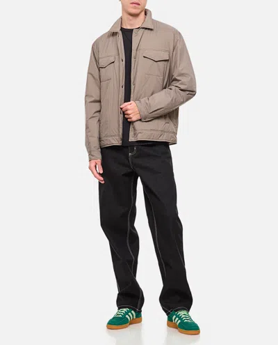 Herno Versatile Gray Jacket With Button Closure In Gray