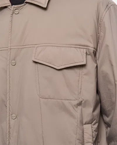 Herno Versatile Gray Jacket With Button Closure In Gray