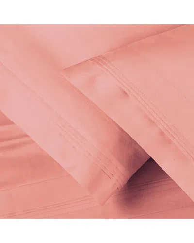 Superior 1500 Thread Count Egyptian Cotton 2pc Solid Pillowcase Set In Pink