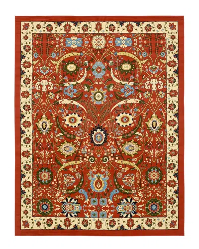 Unique Loom Cape Cod Machine-made Rug In Orange