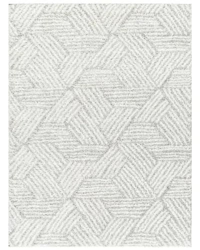 Surya Cloudy Shag Polyester Rug In Gray