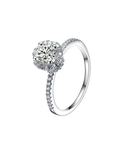 Genevive Silver Cz Ring In Silver