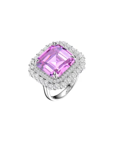 Genevive Silver Ring In Metallic
