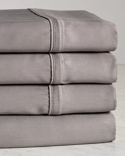 Superior Modal 300 Thread Count Solid Deep Pocket Sheet Set In Gray