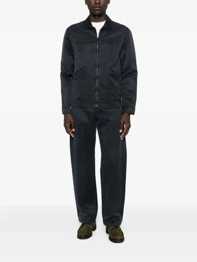 Massimo Osti Studio Belt-loop Buttoned Trousers In Black