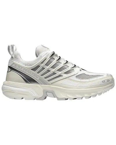 Salomon Translucent Mesh-panel White Sneakers In Multi