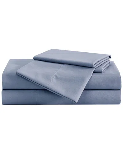 Truly Soft Garment Wash Solid Sheet Set In Blue
