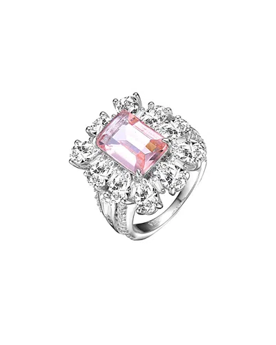 Genevive Silver Ring In Metallic