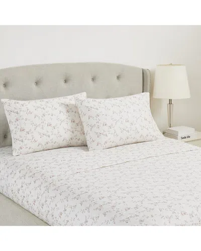 Modern Threads Printed Sheet Set In White