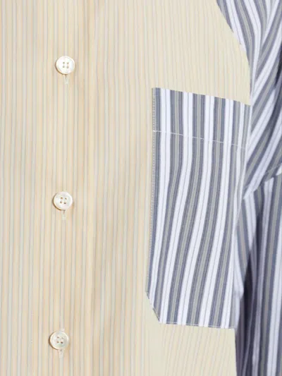 Stella Mccartney Oversized Mixed Stripe Shirt In Multi