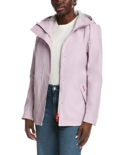 Hunter Rubberized Rain Jacket In Pink