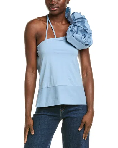 Alpha Studio Spallini Top In Blue