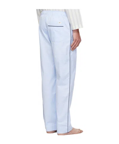 Tekla Drawstring Pajama Pants In Blue