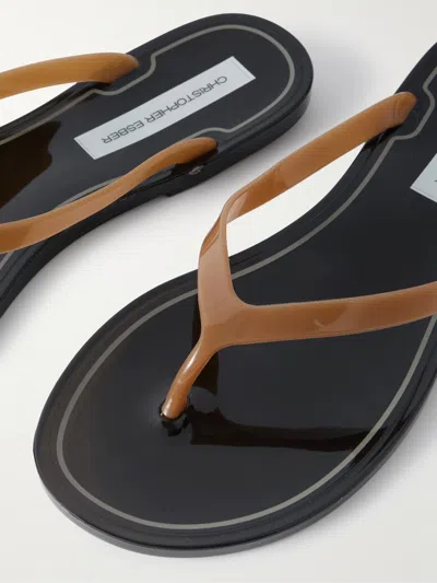 Christopher Esber Jo Flip Flops In Brown