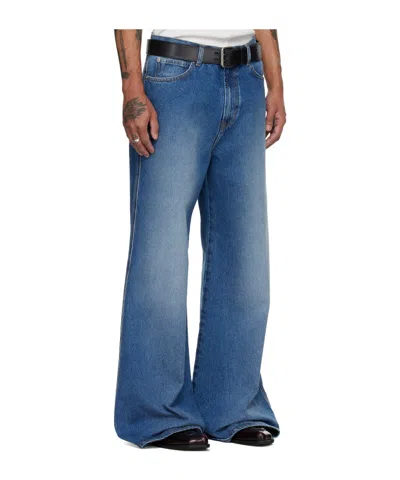 Lu'u Dan Belt Loop Jeans In Blue