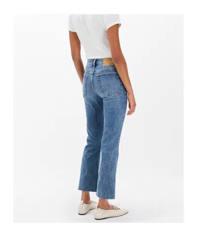 Rag & Bone Peyton Ankle Bootcut Jeans In Blue