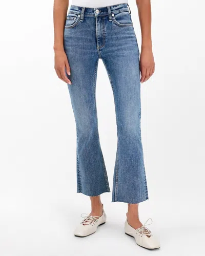 Rag & Bone Peyton Ankle Bootcut Jeans In Blue
