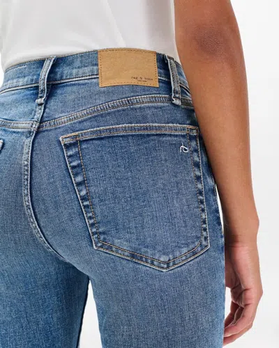 Rag & Bone Peyton Ankle Bootcut Jeans In Blue