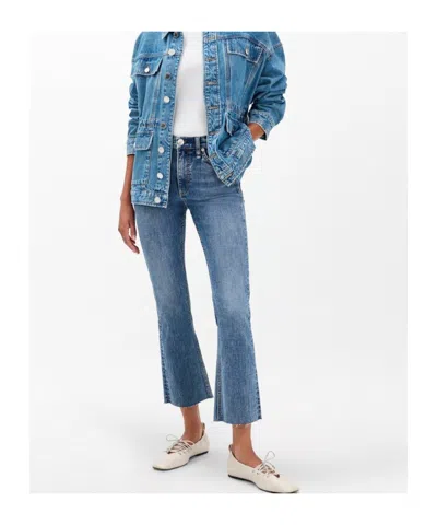 Rag & Bone Peyton Ankle Bootcut Jeans In Blue