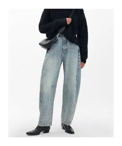 Rag & Bone Charlie Panelled Frayed Jeans In Multi