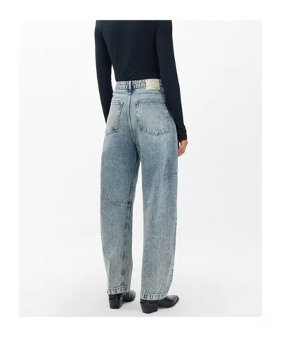 Rag & Bone Charlie Panelled Frayed Jeans In Multi