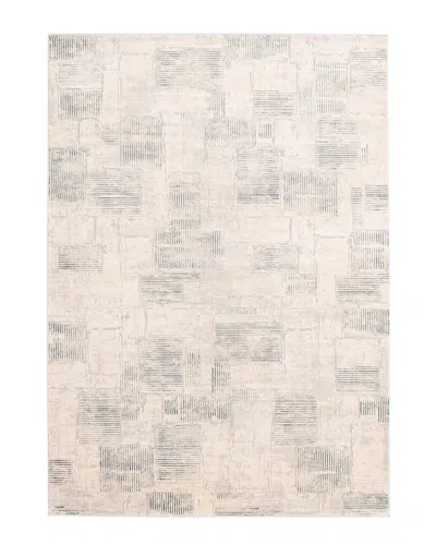 Ecarpet Savannah Distressed Patchwork Rug In Gray