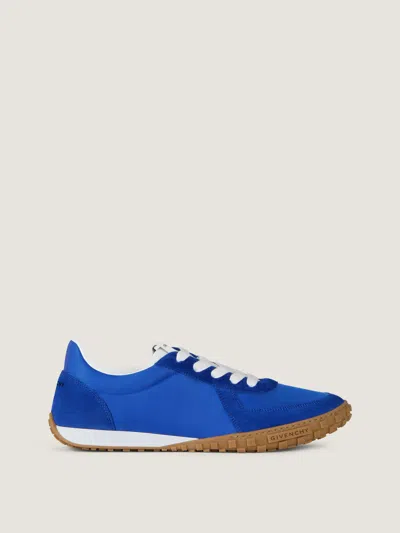 Givenchy Low Top Sneakers Round Toe Rubber Sole In Blue