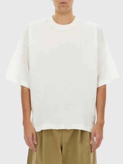 Studio Nicholson Basic Round Neck Short Sleeve T-shirt In White